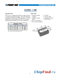 Datasheet BUS505 manufacturer Power-One