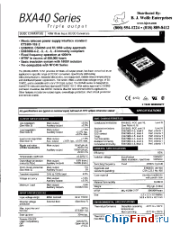 Datasheet BXA40-48T05-12 manufacturer Power-One