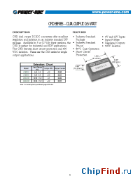 Datasheet CRD512 manufacturer Power-One