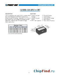 Datasheet CUD1212 manufacturer Power-One