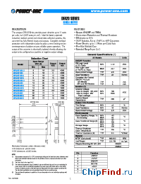 Datasheet DFA20E12S12 manufacturer Power-One