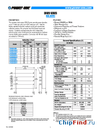 Datasheet DFA20E24D5 производства Power-One