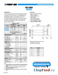 Datasheet DFC15U48S15 manufacturer Power-One