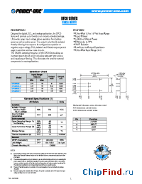 Datasheet DFC6U5S15 manufacturer Power-One