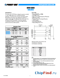 Datasheet DGP30E48S12 manufacturer Power-One