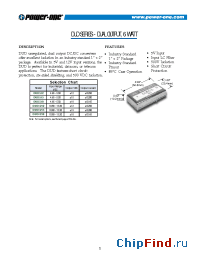 Datasheet DUD1212 manufacturer Power-One