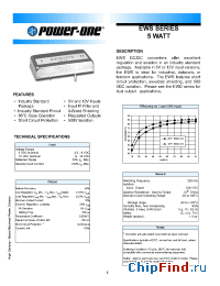 Datasheet EWS0512 manufacturer Power-One