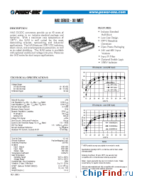 Datasheet HAS030ZJ-A manufacturer Power-One