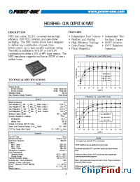 Datasheet HBD040ZGE-A manufacturer Power-One