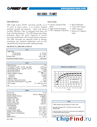 Datasheet HBS066ZE-A manufacturer Power-One