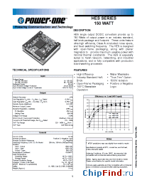 Datasheet HES037ZD-A manufacturer Power-One