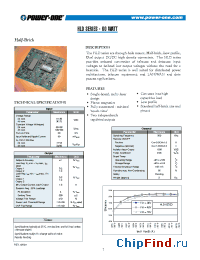 Datasheet HLD15YEB manufacturer Power-One