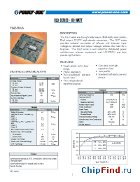 Datasheet HLD15YGB manufacturer Power-One