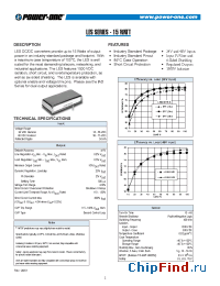 Datasheet LES008ZD manufacturer Power-One