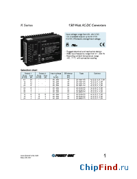 Datasheet LK1001-7R manufacturer Power-One