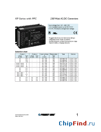 Datasheet LKP5740-6R производства Power-One