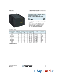 Datasheet LT1740-7Z производства Power-One