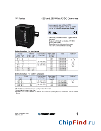 Datasheet LWN1240-6M1 manufacturer Power-One