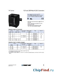Datasheet LWN-1601-6 manufacturer Power-One