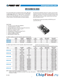Datasheet MPU150-3524 manufacturer Power-One