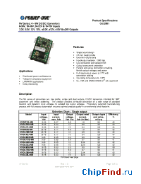 Datasheet NVD0.5ZHH-M6 производства Power-One