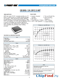 Datasheet OBD025YGG manufacturer Power-One