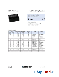 Datasheet PSA123-2 manufacturer Power-One