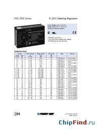Datasheet PSK1216-7 manufacturer Power-One