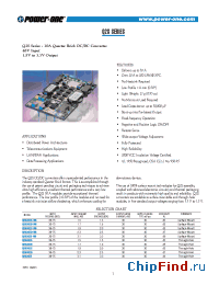 Datasheet Q2S30ZC manufacturer Power-One