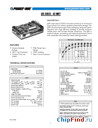 Datasheet QES038ZD-A manufacturer Power-One