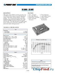 Datasheet TES225YG-A manufacturer Power-One