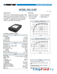 Datasheet XWT1205-12 manufacturer Power-One
