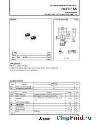 Datasheet BCR08AS-12 manufacturer Powerex