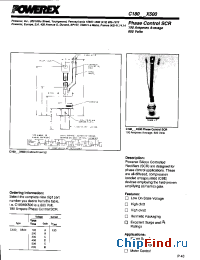 Datasheet C180BX500 manufacturer Powerex