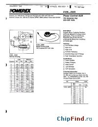 Datasheet C430PAX555 manufacturer Powerex