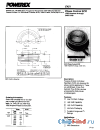 Datasheet C451D manufacturer Powerex