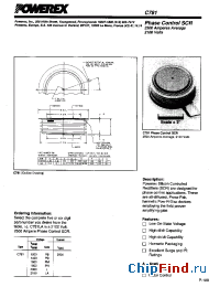 Datasheet C781L manufacturer Powerex