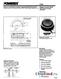 Datasheet C783CB manufacturer Powerex