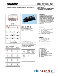 Datasheet CD411699 manufacturer Powerex