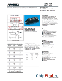 Datasheet CD421290A manufacturer Powerex