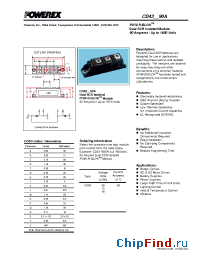 Datasheet CD431290A manufacturer Powerex