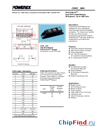 Datasheet CD4390A manufacturer Powerex