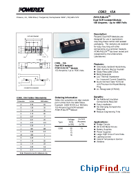 Datasheet CD630815A manufacturer Powerex