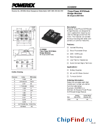 Datasheet CE420860 manufacturer Powerex