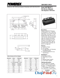 Datasheet CM150DU-34KA manufacturer Powerex