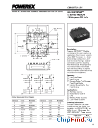 Datasheet CM150TU-12H manufacturer Powerex