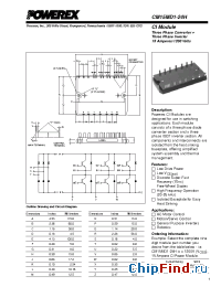 Datasheet CM15MD1-24H manufacturer Powerex