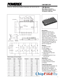 Datasheet CM15MD-24H manufacturer Powerex