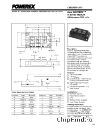 Datasheet CM200DY-24H manufacturer Powerex