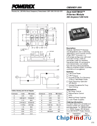 Datasheet CM300DY-24H manufacturer Powerex